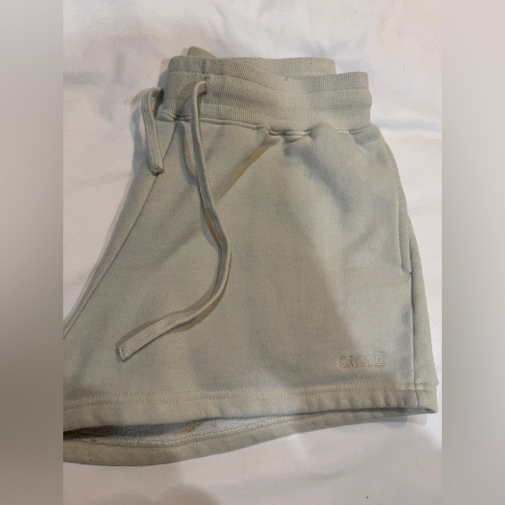 SACRÉ Light Mint Erica Lounge Shorts